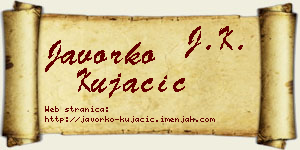 Javorko Kujačić vizit kartica